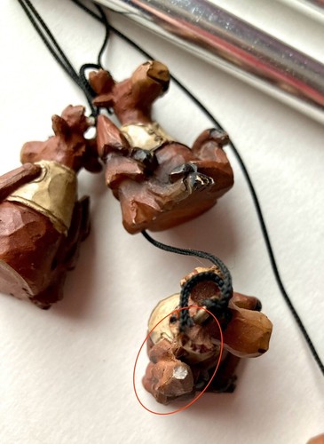 Moose Wind Chime Anthropomorphic Elk Welcome Sign Resin Elk Family Patio Garden - Picture 3 of 11