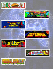 80s Arcade Retro Sticker Pack