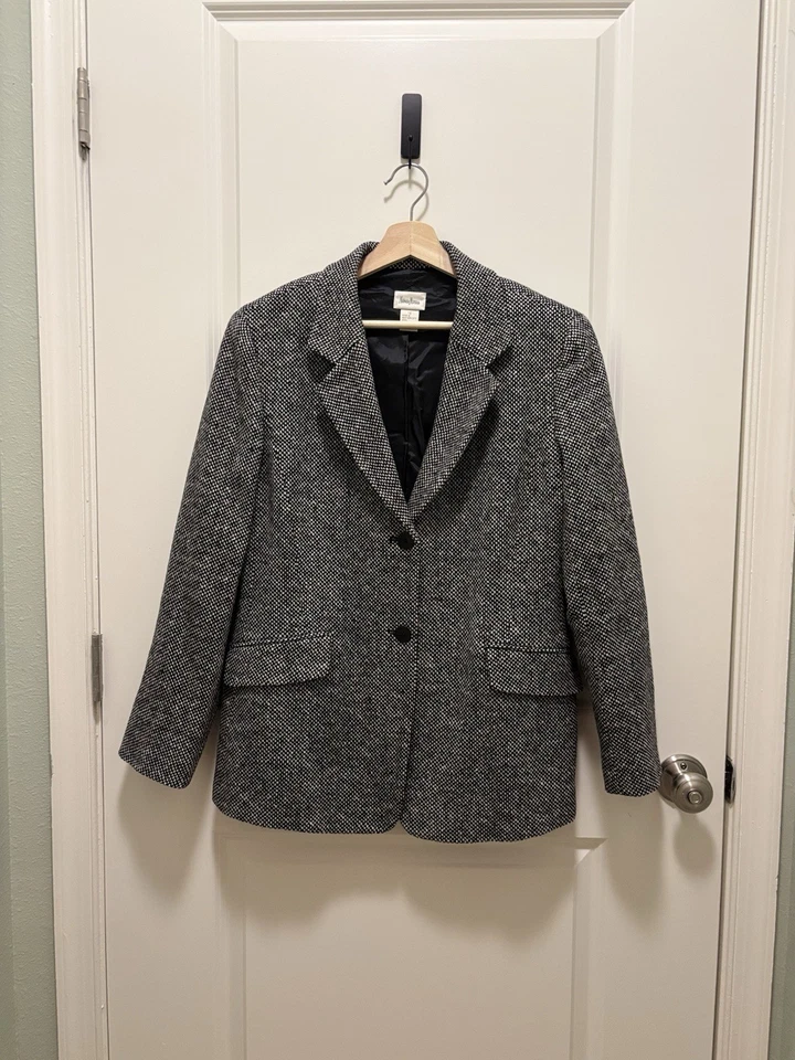 Traje Falda Mujer Talla 12 Blanco y Negro Neiman Marcus Foto 2 de 4