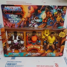 New Mattel Masters of the Universe Sun-Man & Rulers of the Sun 3 Pack 