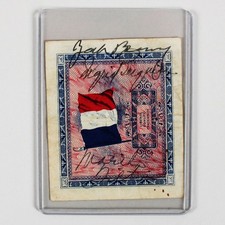 Ingrid Bergman Signed Cut -French Franc COA Jsa