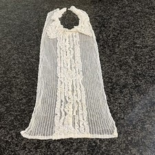 Victorian Collar ruffle front and button front