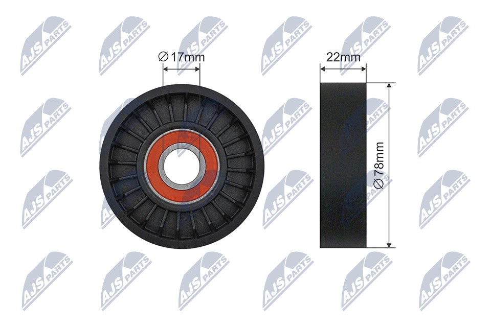 Nty Pulley Idler V-Belt For Kia Carnival 2.9 Td 99-06 - Image 10