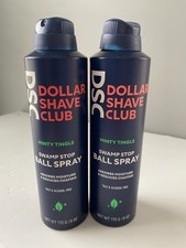 Dollar Shave Club Swamp Stop Ball Spray Minty Tingle DSC lot of 2