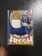 2025 Donruss Optic First Year Fresh Blue Hyper MEM #FYFBH-TMN Tetairoa McMillan 
