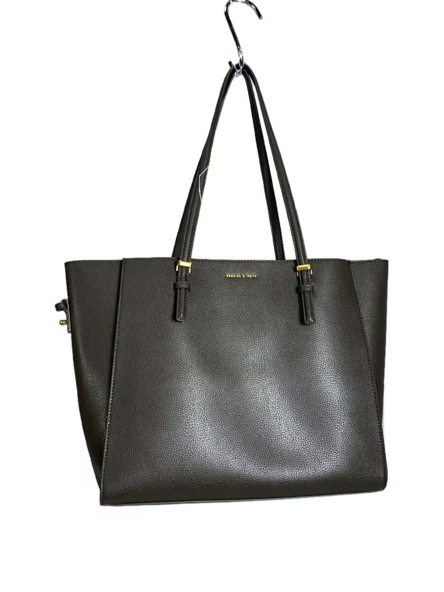 CHARLES&KEITH Tote Bag Leather BRW ? NULL ?
