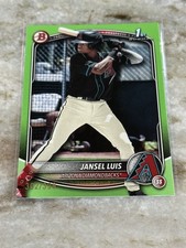 Jansel Luis 2025 1st Bowman 🟢Neon Green Border /399 #BP-84 Diamondbacks