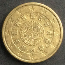 Münze Portugal 🇵🇹 50 Euro-Cent - 2002, Nordisches Gold