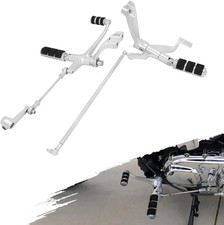 Motorcycle Forward Controls Complete Kit Foot Pegs Linkage Levers Fit for Harley