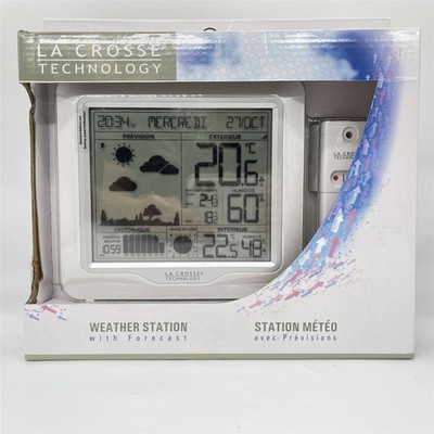 La Crosse Technology   WS6823 Wetterstation mit Vorhersage und DCF-Signal   Weiß