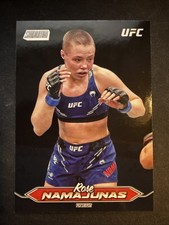 2025 Topps Stadium Club UFC - #47 Rose Namajunas Black Foil SP