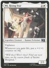 MJ, Rising Star 773 NM Commander: Marvel Super Heroes Magic: The Gathering