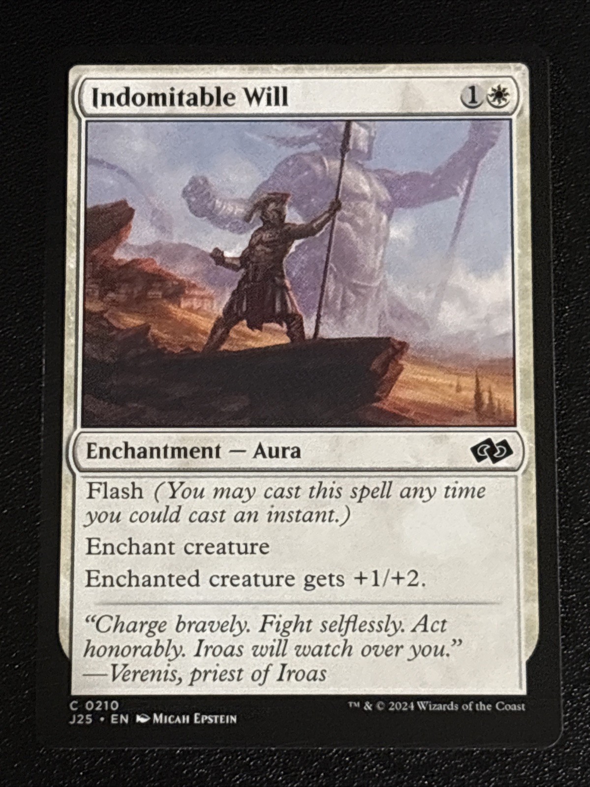 MTG Foundations Jumpstart Indomitable Will 0210 NM