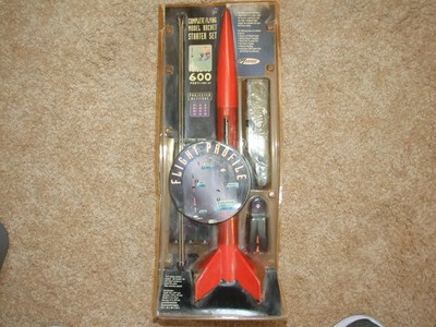 Estes Code Red Flying Model Rocket VINTAGE Extremely Rare --NO ENGINES-