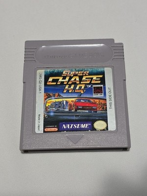 Super Chase H.Q. HQ Nintendo Gameboy Game Boy Authentic Tested Natsume Taito USA