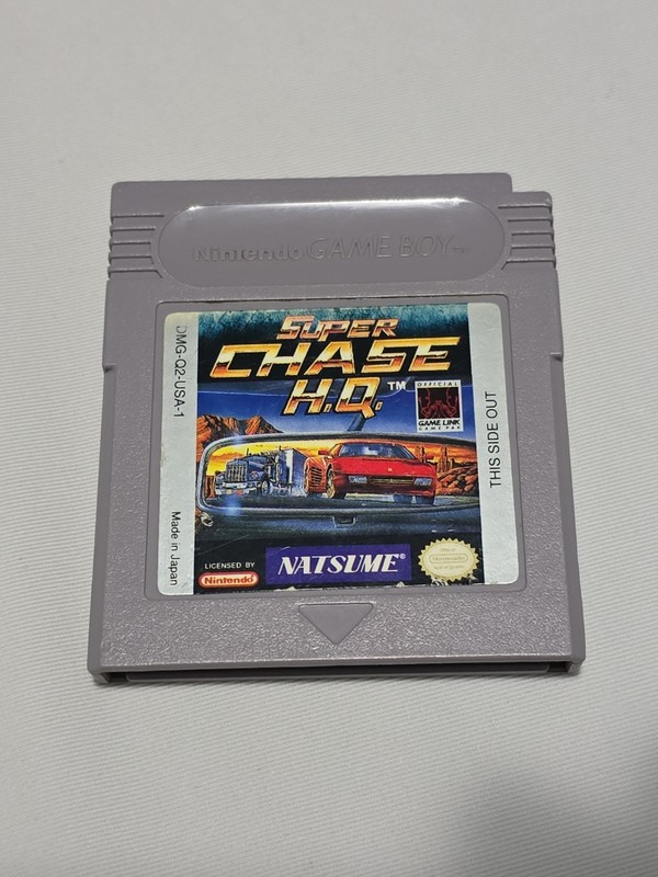 Super Chase H.Q. HQ Nintendo Gameboy Game Boy Authentic Tested Natsume Taito USA