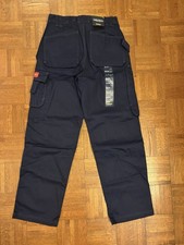 Blaklader 1636 FR Stretch Utility Pants Mens 32x32 Navy Cargo Work Flame Resist
