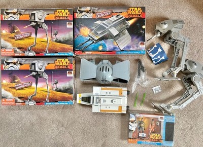 Star Wars Rebels AT-DP, Phantom Attack Shuttle, Inquisitor Tie, Jedi Reveal 2014
