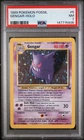 1999 POKEMON FOSSIL #5 GENGAR-HOLO PSA 7