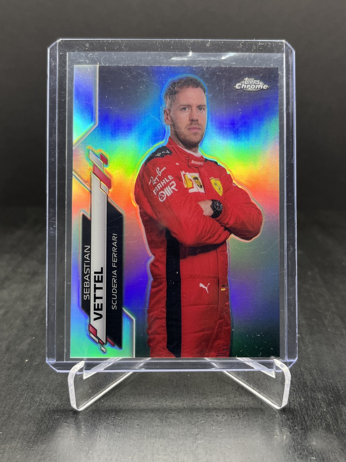 2020 Topps Chrome Formula 1 F1 Sebastian Vettel Portrait Refractor #3