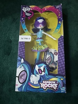 Hasbro My Little Pony Equestria Girls Rainbow Rocks DJ Pon -3 Doll NEW in Box