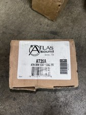 AtlasSound AT35 35W Auto Transformer Speaker Volume Control Stainless Steel