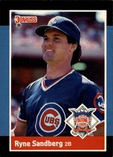 1988 Donruss All-Stars Baseball Card #35 Ryne Sandberg