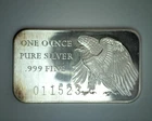 1776-1976 Eagle Bicentennial 200 Independence 1oz 999 FINE Silver Art Bar 011523
