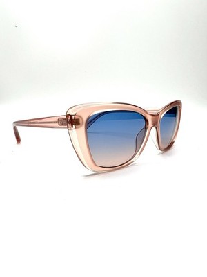 NWT GUESS GU7774 74W pink Sunglasses Guess GU7774 74W Cat Eye Crystal Pink Sunglasses 55-16-40  main image 2