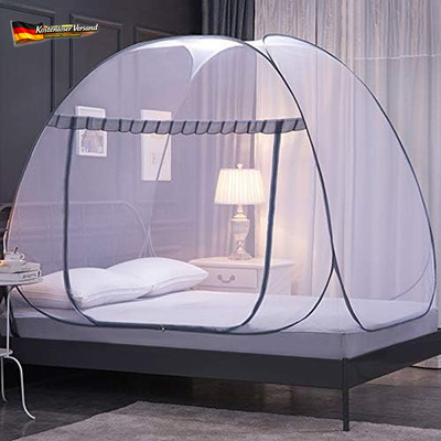 Bett-Moskitonetz 150x200cm tragbar faltbar für Outdoor und Reisen