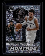 2024-25 Panini Mosaic Basketball Victor Wembanyama #25 Montage Fast Break