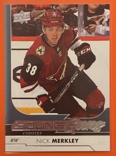 2017-18 Upper Deck Nick Merkley Young Guns Rookie RC #499 Hockey Arizona Coyotes