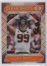 2020 Panini Illusions Clear Shots Orange JJ Watt #10 2k3