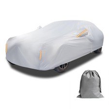 10Layer Waterproof Car Cover All Weather Protection Snow, Rain, Sun with Secu...