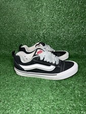 Vans Knu School Women Size 8 Black White Casu...