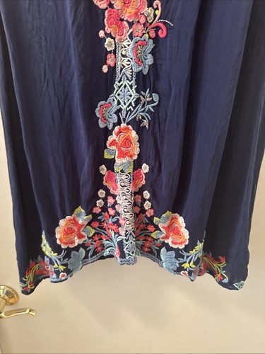 Johnny Was blau und rosa Blumen Schwimmen Coverup m - Bild 5 von 10