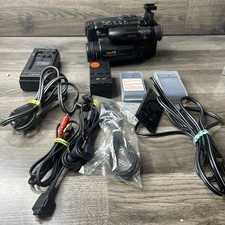 Sony CCD-TR81 Hi8 Handycam Camcorder Video Camera Bundle Tested Working