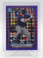 ERIC HARTMAN 2026 BOWMAN CHROME PURPLE GEOMETRIC 1ST ROOKIE /250 Q2754