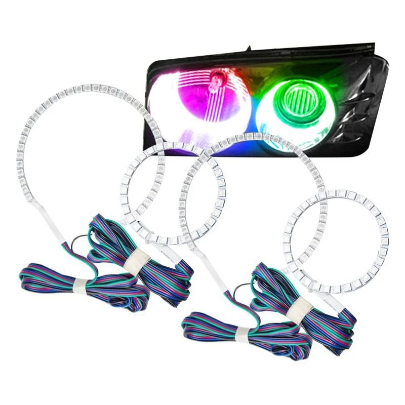 LED Halo Headlights Factory Surface Add On Custom Lights ColorSHIFT 2307-334 - Image 2 of 4