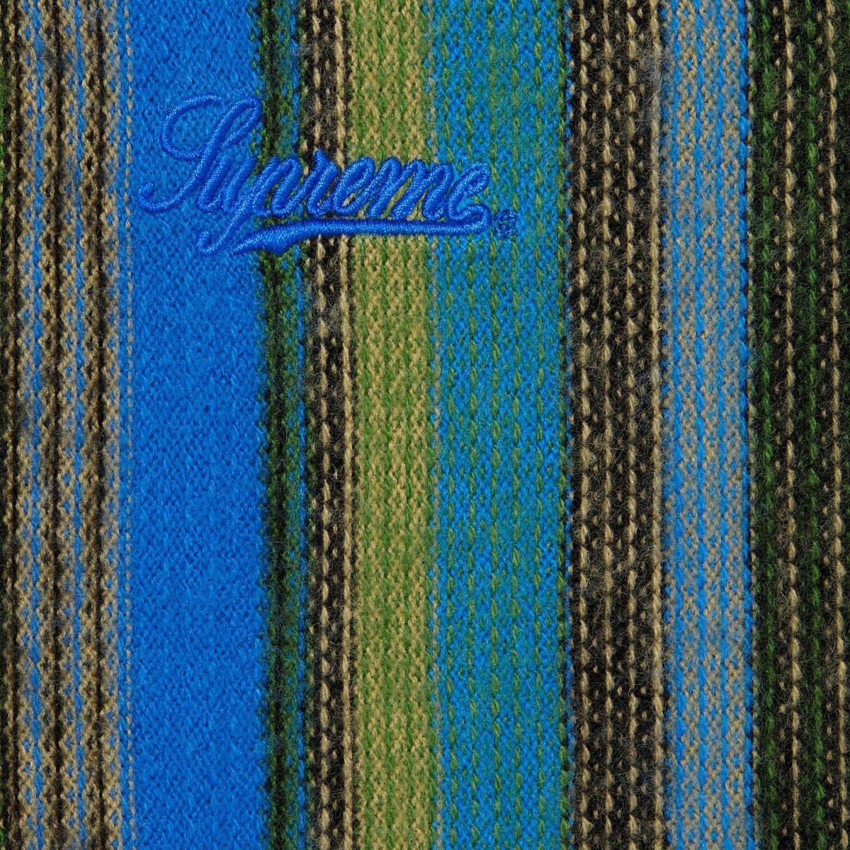 Supreme Multi Stripe Polo Sweater Blue Black Red 3colors 26SS | eBay