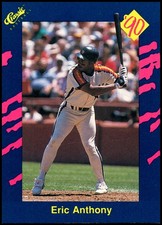 1990 Classic Blue #70 Eric Anthony - Rookie RC FREE SHIPPING!