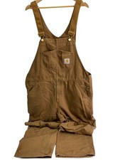 Carhartt Overalls, Size 34, Cotton, CML, 1026462.HZ.02.32