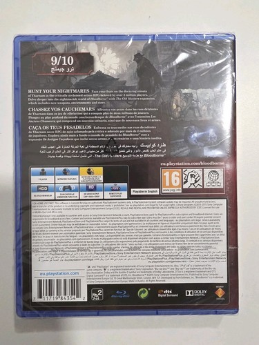 Bloodborne Game of The Year Edition Import Version Brand New Sealed PS4 - Picture 2 of 2