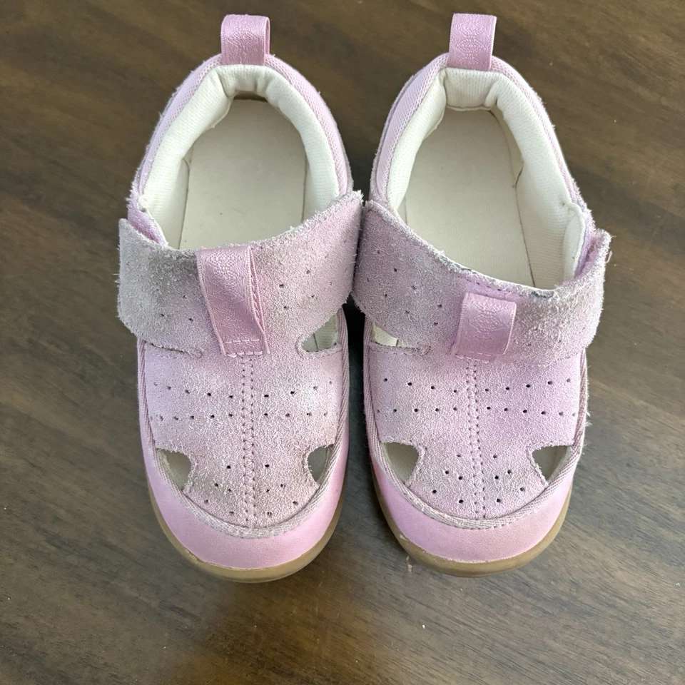 UGG Delta Closed Toe Pink Shoes Sandals Toddler Kid Size 11 SB#5 - Image 3 of 4