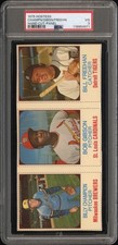 1975 HOSTESS HAND CUT-PANEL BILL FREEHAN/BILLY CHAMPION/BOB GIBSON PSA 3
