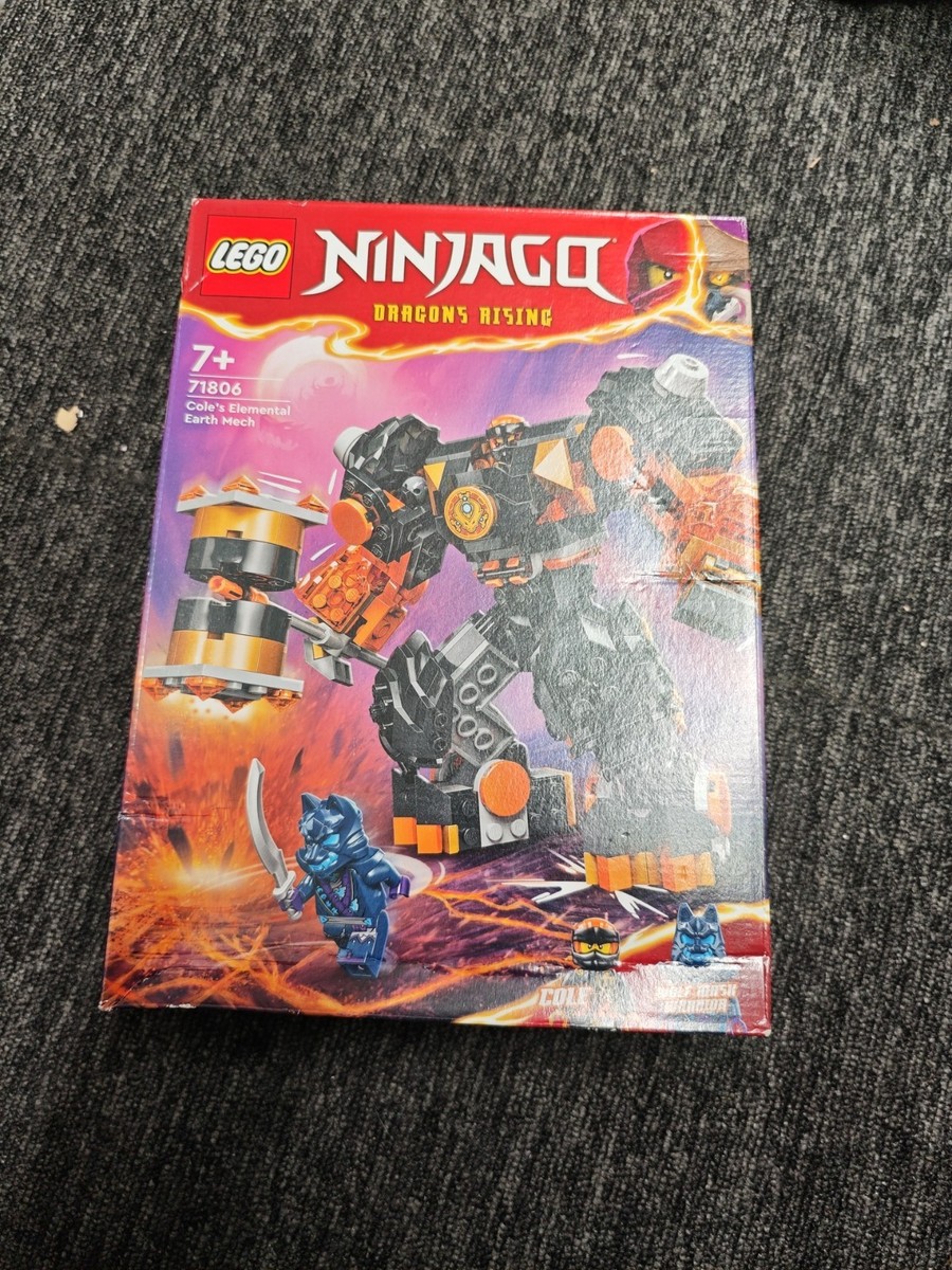 LEGO NINJAGO: Cole's Elemental Earth Mech (71806)New 5702017584515