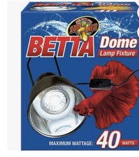Zoo Med Betta Dome Lamp Fixture 40 Watts Aquarium Lighting