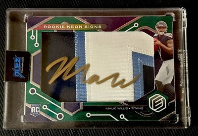   2022 Elements Malik Willis Jumbo RPA Auto RC /25 SSP Packers   NASTY!
