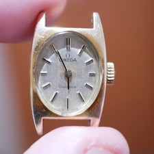Vintage Omega Geneve Ladies Manual Gold Plated Watch 511.362 -NEEDS REPAIR JUNK