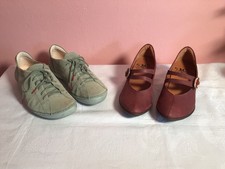 Think! Pumps Halbschuh Kapsl Leder grün weinrot. Gr. 37,  40